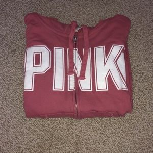 pink sweatshirt